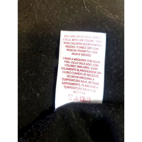 Faded Glory Black Shirred Bodice Maxi Dress Size 1X/16W - Picture 4 of 8